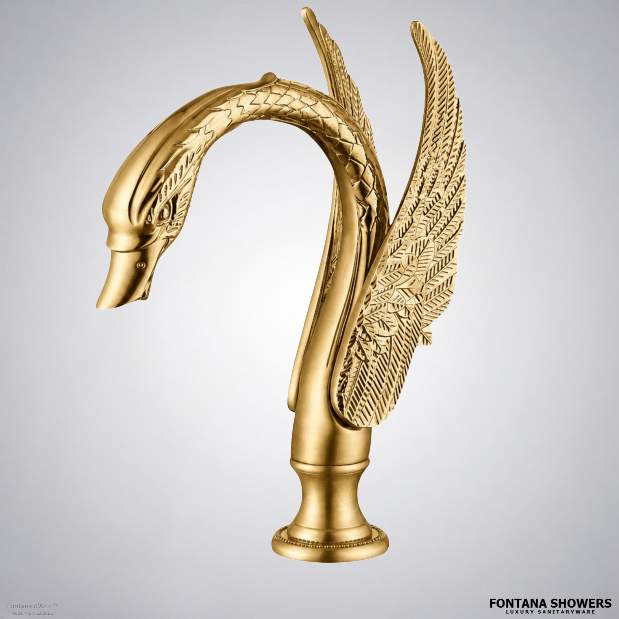 Fontana d'Azur Brushed Gold Commercial Sensor Faucet - FS1089BG